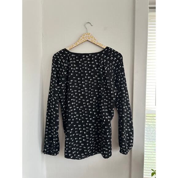 Ellen Tracy Women's Black White Blouse | Size XL - Picture 5 of 5